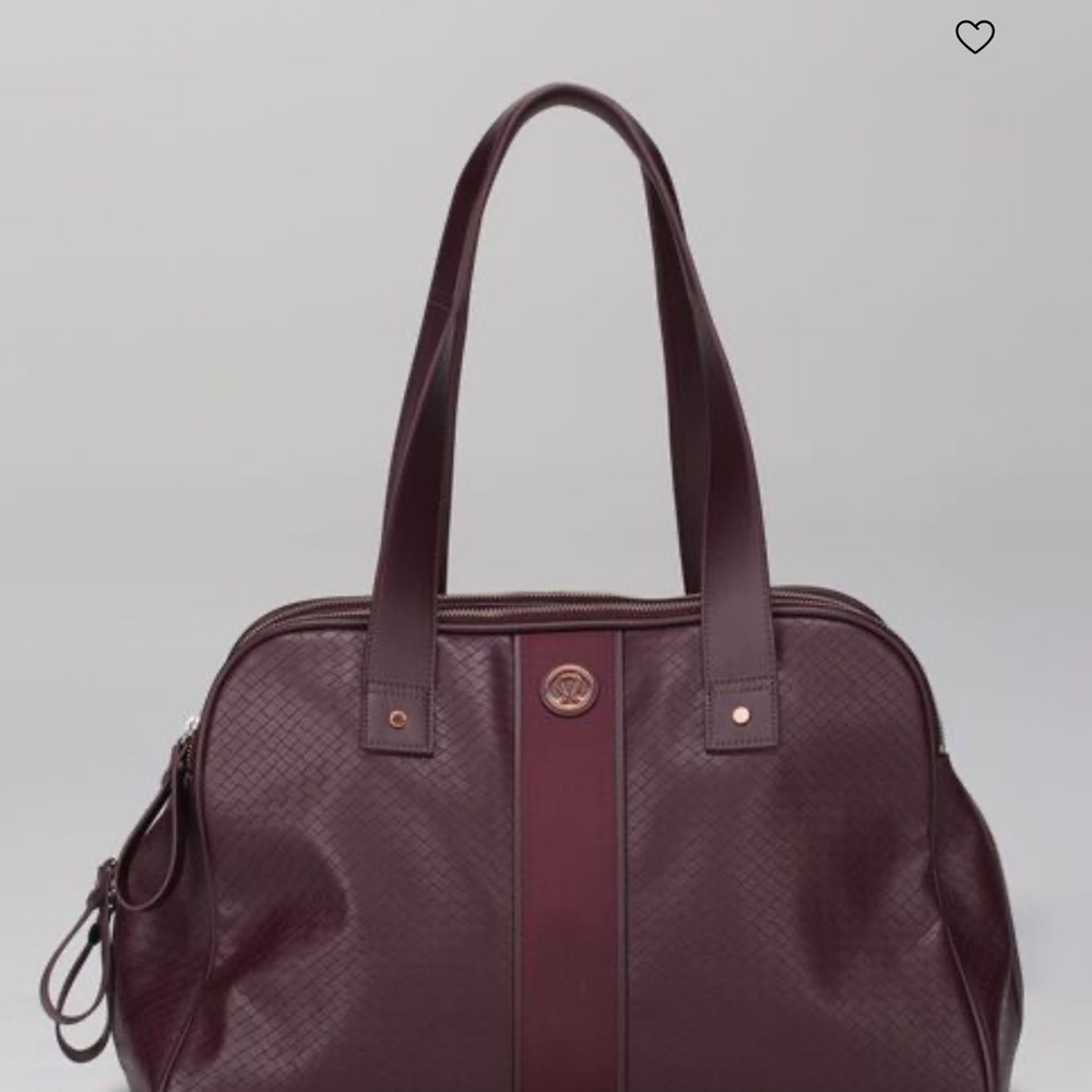 Lululemon Two Times a Yogi Bag Bordeaux Drama